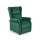 Verstelbare relaxfauteuil RELAXA, groen