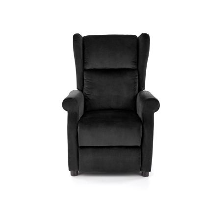 Verstelbare relaxfauteuil RELAXA, zwart
