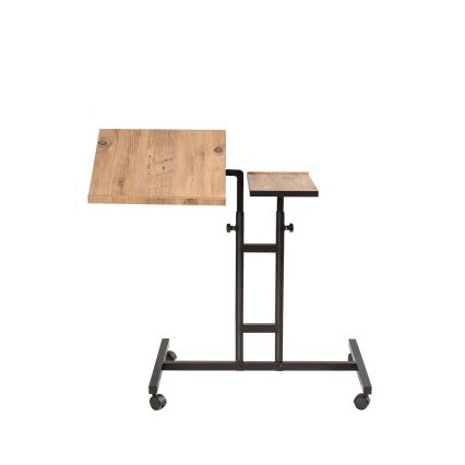 Verstelbare Tafel GLEN 87x67 cm bruin/zwart