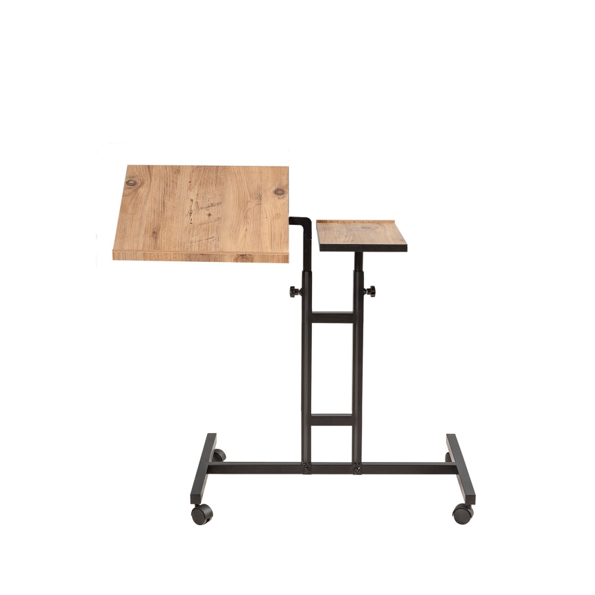 Verstelbare Tafel GLEN 87x67 cm bruin/zwart