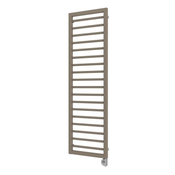 Vertaduro - Badkamerradiator ADEL met thermostaat 600W 172x50 cm taupe