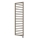 Vertaduro - Badkamerradiator ADEL met thermostaat 600W 172x50 cm taupe