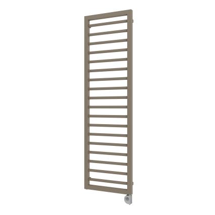 Vertaduro - Badkamerradiator ADEL met thermostaat 600W 172x50 cm taupe