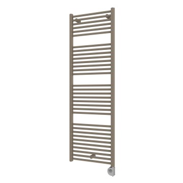 Vertaduro - Badkamerradiator DENISE met thermostaat, 600W, 154x50 cm, taupe