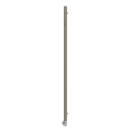 Vertaduro - Badkamerradiator ERDA met thermostaat, 400 W, 180 x 5 cm, taupe