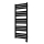 Vertaduro - Badkamerradiator LUCY met thermostaat, 600 W, 125 x 50 cm, zwart