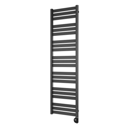 Vertaduro - Badkamerradiator LUCY met thermostaat, 800 W, 177 x 50 cm, antraciet