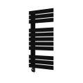 Vertaduro - Badkamerradiator met geïntegreerde thermostaat ZIVA 500 W 109x50 cm zwart