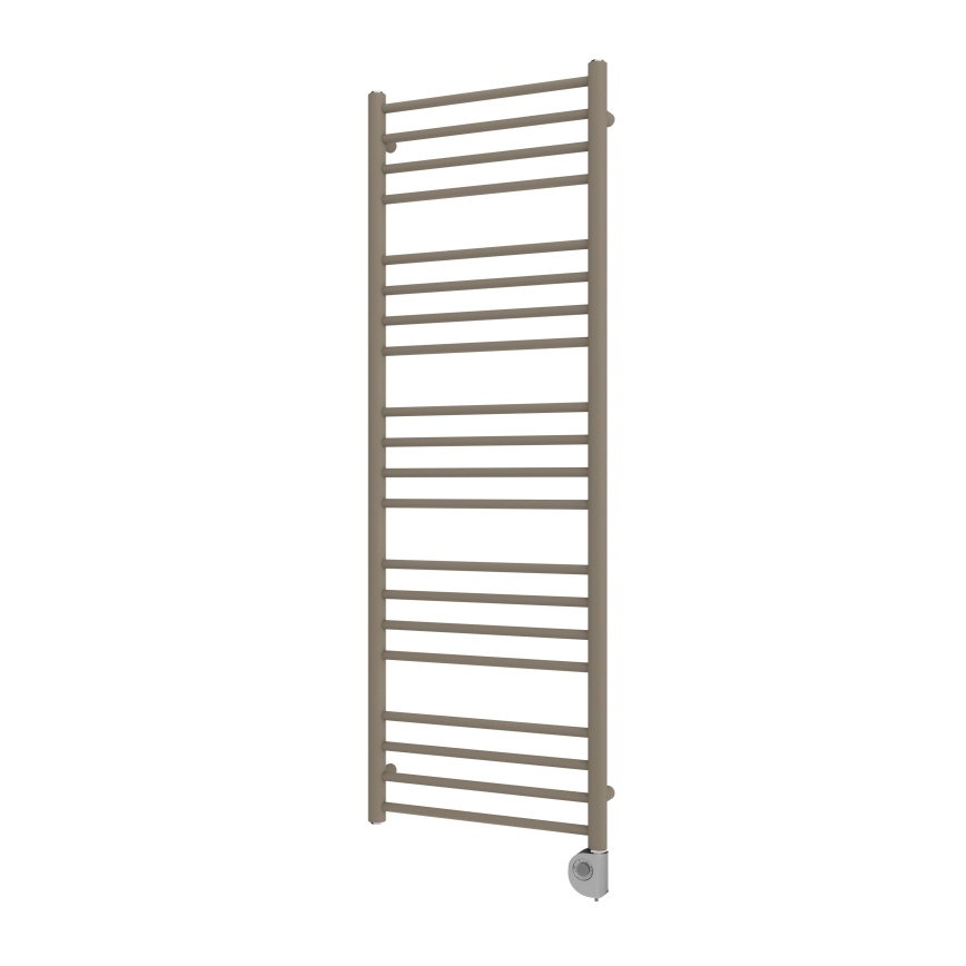 Vertaduro - Badkamerradiator met ingebouwde thermostaat SIMONE 600W 144x50 cm taupe