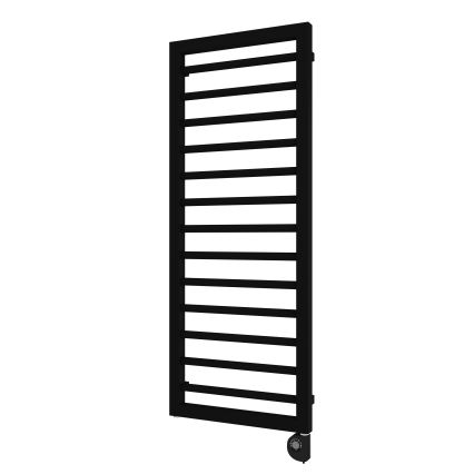 Vertaduro - Badkamerradiator met thermostaat ADEL 600W 128x50 cm zwart