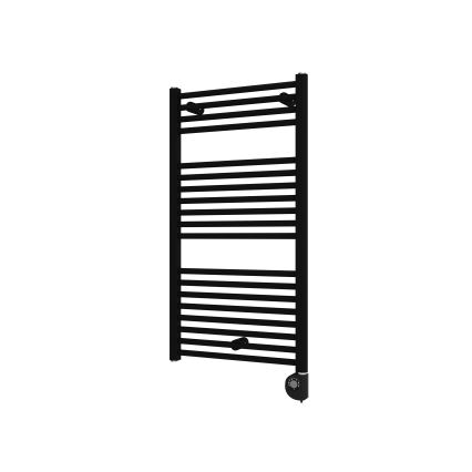 Vertaduro - Badkamerradiator met thermostaat DENISE 400 W 94 x 50 cm zwart