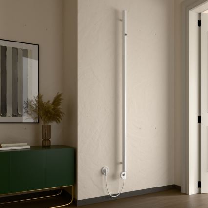 Vertaduro - Badkamerradiator met thermostaat ERDA 400 W 180 x 5 cm wit