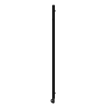 Vertaduro - Badkamerradiator met thermostaat ERDA 400W 180x5 cm zwart