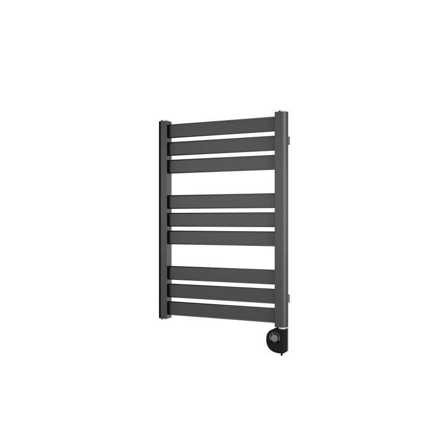 Vertaduro - Badkamerradiator met thermostaat LUCY 400W 73x50 cm antraciet
