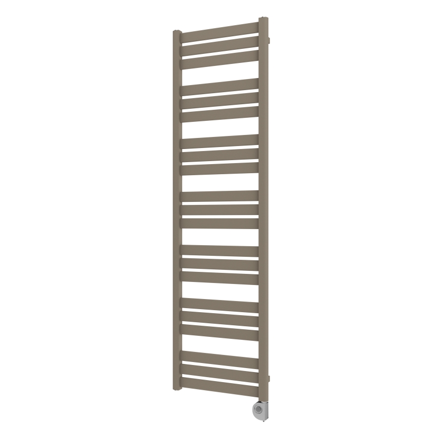 Vertaduro - Badkamerradiator met thermostaat LUCY 800W 177x50 cm taupe