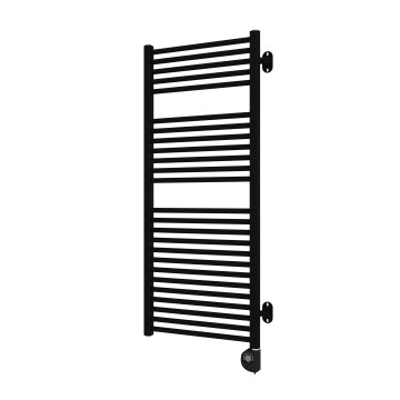 Vertaduro - Badkamerradiator met thermostaat MEG 600W 118x50 cm zwart