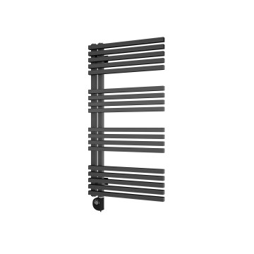 Vertaduro - Badkamerradiator met thermostaat MICHELLE, 600 W, 97 x 50 cm, antraciet