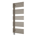 Vertaduro - Badkamerradiator met thermostaat MICHELLE 600W 129x50 cm taupe