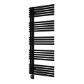 Vertaduro - Badkamerradiator met thermostaat MICHELLE 600W 129x50 cm zwart