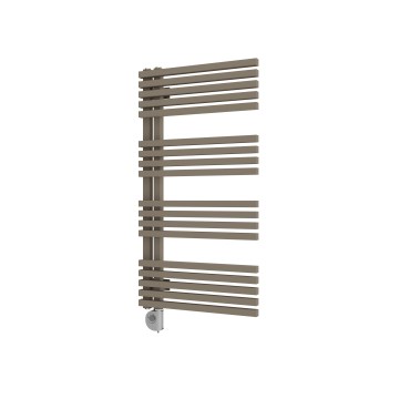 Vertaduro - Badkamerradiator met thermostaat MICHELLE 600W 97x50 cm taupe