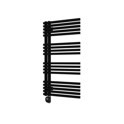 Vertaduro - Badkamerradiator met thermostaat MICHELLE 600W 97x50 cm zwart