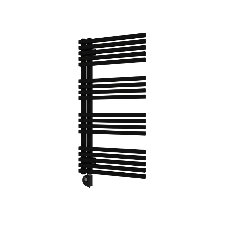 Vertaduro - Badkamerradiator met thermostaat MICHELLE 600W 97x50 cm zwart