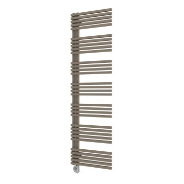 Vertaduro - Badkamerradiator met thermostaat MICHELLE 900W 177x50 cm taupe