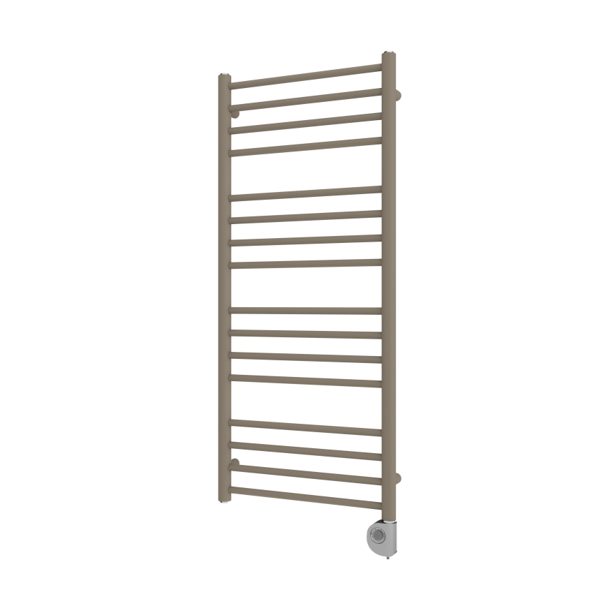 Vertaduro - Badkamerradiator met thermostaat SIMONE 400W 114x50 cm taupe