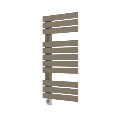 Vertaduro - Badkamerradiator met thermostaat ZIVA 500W 109x50 cm taupe
