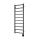 Vertaduro - Badkamerradiator met thermostaat ZOE 400W 114x40 cm antraciet