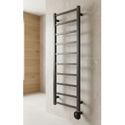 Vertaduro - Badkamerradiator met thermostaat ZOE 400W 114x40 cm antraciet