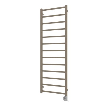 Vertaduro - Badkamerradiator met thermostaat ZOE 400W 150x50 cm taupe