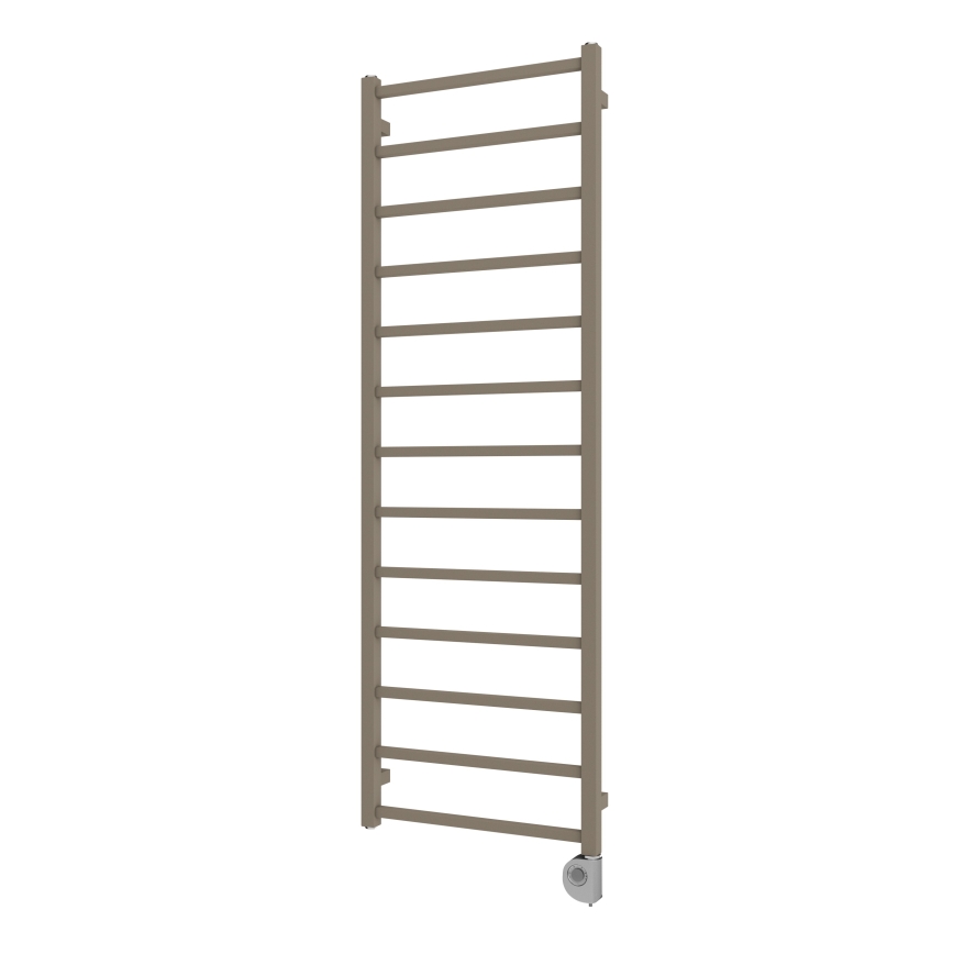 Vertaduro - Badkamerradiator met thermostaat ZOE 400W 150x50 cm taupe
