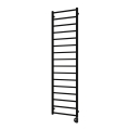 Vertaduro - Badkamerradiator met thermostaat ZOE 400W 186x50 cm zwart