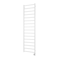 Vertaduro - Badkamerradiator ZOE met thermostaat, 400 W, 186 x 50 cm, wit