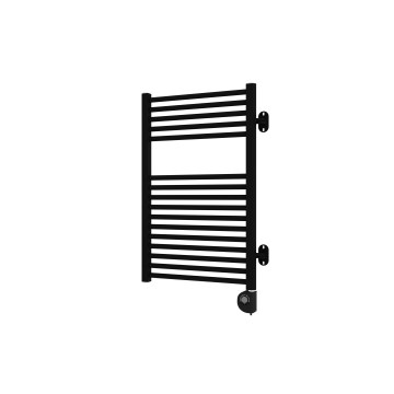 Vertaduro - Draaibare badkamerradiator met thermostaat MEG 400W 78x50 cm zwart