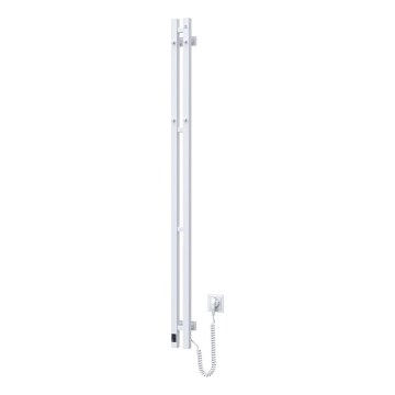 Vertaduro - Elektrische handdoekdroger met thermostaat VEO 106W/230V 150x9 cm IP44 wit rechts