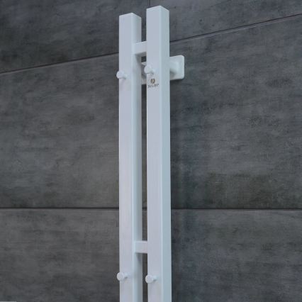 Vertaduro - Elektrische handdoekdroger met thermostaat VEO 70W/230V 120x9 cm IP44 wit rechts