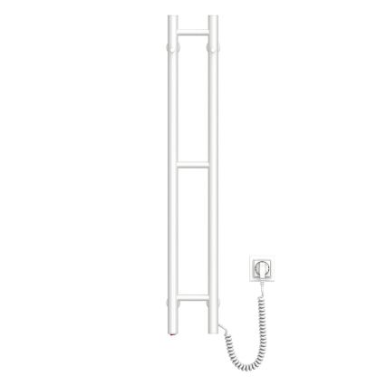 Vertaduro - Elektrische handdoekdroger VEO 46W/230V 100x16 cm IP44 wit rechts