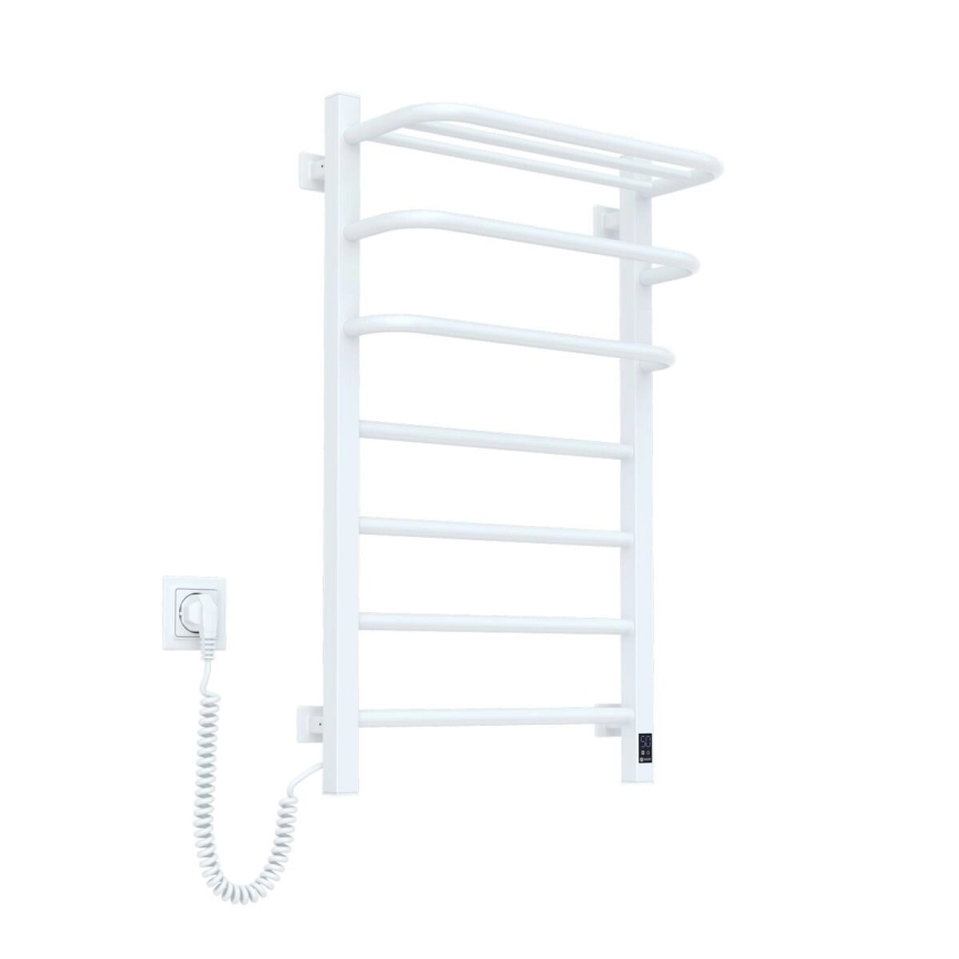 Vertaduro - Elektrische handdoekdroger met thermostaat DOR 155W/230V 80x48 cm IP44 wit links