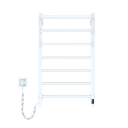 Vertaduro - Elektrische handdoekdroger met thermostaat DOR 155W/230V 80x48 cm IP44 wit links