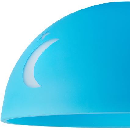 Vervangend glas voor DAY & NIGHT E27 kroonluchter, Ø 30 cm, blauw