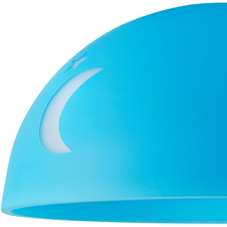 Vervangend glas voor DAY & NIGHT E27 kroonluchter, Ø 30 cm, blauw