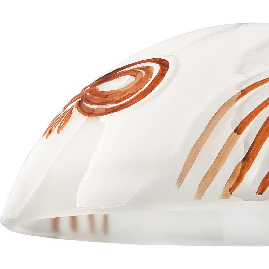 Vervangend glas voor SFERA E27 kroonluchter 120x300 mm wit/oranje