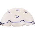Vervangend glas universeel NONNA E27 Ø 20 cm wit/blauw