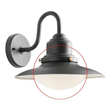 Vervangend glas voor buitenlamp Redo - ELIO