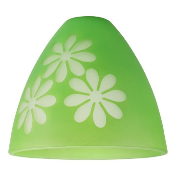 Vervangend glas voor de GARDEN E27 kroonluchter, diameter 23 cm, groen