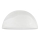 Vervangend glas voor E27 kroonluchter, diameter 19 cm, wit