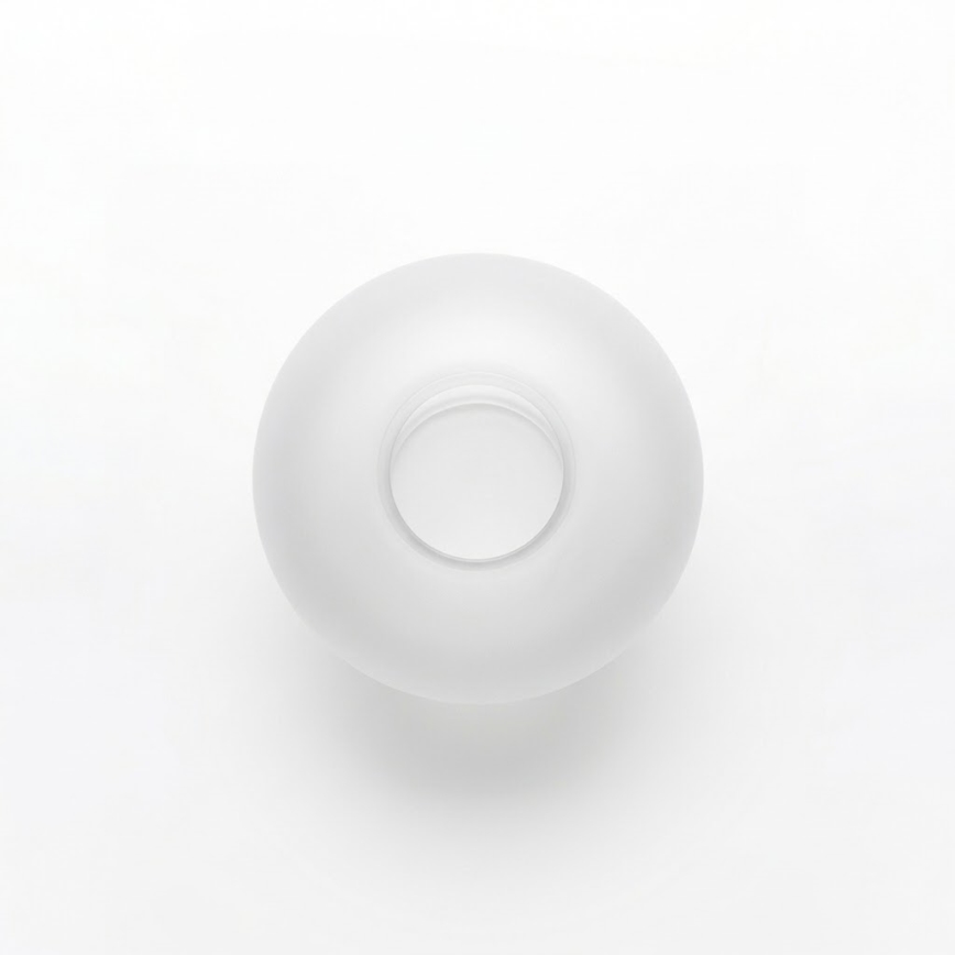 Vervangend glas voor kroonluchter E27 Ø 15 cm, mat wit