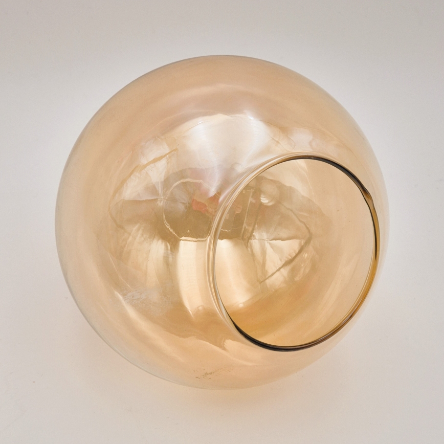 Vervangend glas voor kroonluchter en wandlamp GEORGIA G9, Ø 12 cm, rookbeige